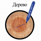 Маркер перманентный нестираемый Staff, эконом, круглый након., 2,5 мм Маркер перманентный нестираемый Staff, эконом, круглый након., 2,5 мм