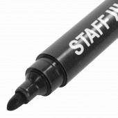 Маркер перманентный нестираемый Staff, эконом, круглый након., 2,5 мм Маркер перманентный нестираемый Staff, эконом, круглый након., 2,5 мм
