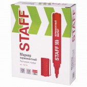 Маркер перманентный нестираемый Staff, эконом, круглый након., 2,5 мм Маркер перманентный нестираемый Staff, эконом, круглый након., 2,5 мм