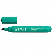Маркер перманентный нестираемый Staff, эконом, круглый након., 2,5 мм Маркер перманентный нестираемый Staff, эконом, круглый након., 2,5 мм
