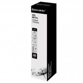 Стержень гелевый Brauberg 130мм, евронаконечник, 0,5мм, черный Стержень гелевый Brauberg 130мм, евронаконечник, 0,5мм, черный