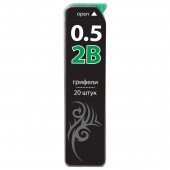 Запасные стержни для механических карандашей 0,5мм, Brauberg "Black Jack", Hi-Polymer, 2В, 20шт/уп Запасные стержни для механических карандашей 0,5мм, Brauberg "Black Jack", Hi-Polymer, 2В, 20шт/уп