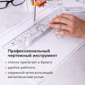 Рейсшина 30см металлический ролик, УЧП-30 Рейсшина 30см металлический ролик, УЧП-30