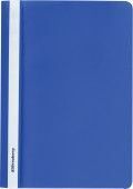 Скоросшиватель пластиковый Brauberg синий