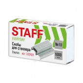 Скобы для степлера №10 Staff эконом, 1000 шт. Скобы для степлера №10 Staff эконом, 1000 шт.