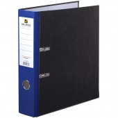 Папка-регистратор А4, 80мм Brauberg фактура стандарт, с мраморным покрытием синий корешок