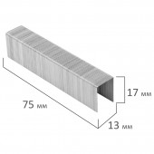 Скобы для степлера №23/17 Brauberg, 1000 шт., до 120 листов Скобы для степлера №23/17 Brauberg, 1000 шт., до 120 листов