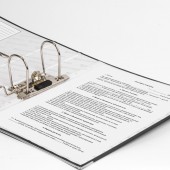 Папка-регистратор А4, 75мм Brauberg Ecoчерная, металлическая окантовка ст. 24 Папка-регистратор А4, 75мм Brauberg Ecoчерная, металлическая окантовка ст. 24