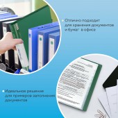 Папка  40 вклад. Brauberg Стандарт, зеленая, 0,7мм Папка  40 вклад. Brauberg Стандарт, зеленая, 0,7мм