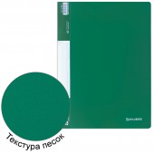 Папка  40 вклад. Brauberg Стандарт, зеленая, 0,7мм Папка  40 вклад. Brauberg Стандарт, зеленая, 0,7мм