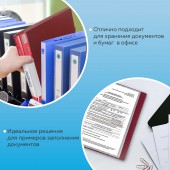 Папка  40 вклад. Brauberg Стандарт, красная, 0,7мм Папка  40 вклад. Brauberg Стандарт, красная, 0,7мм