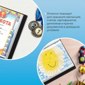 Папка  80 вклад. Brauberg Стандарт, черная, 0,9мм Папка  80 вклад. Brauberg Стандарт, черная, 0,9мм