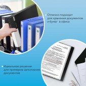 Папка 100 вклад. Brauberg Стандарт, черная, 0,9мм Папка 100 вклад. Brauberg Стандарт, черная, 0,9мм