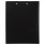 Папка-планшет Brauberg Стандарт, с верх. прижимом и крышкой А4 пласт.черная, до 50лист, 0,9мм