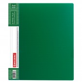 Папка 2 кольца Brauberg Contract, 35мм, зеленая, до 180 листов, 0,9мм