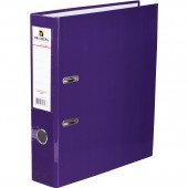 Папка-регистратор А4, 75мм Brauberg, ламинированная, фиолетовая