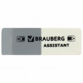 Ластик Brauberg 41*14*8мм, серо/белый, в картонном дисплее Ластик Brauberg 41*14*8мм, серо/белый, в картонном дисплее