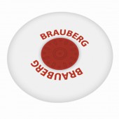 Ластик Brauberg "Energy", круглый, пласт.держатель, диам 30мм, белый, упак.с подв