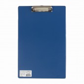 Доска-планшет Brauberg "Comfort" с верхним прижимом А4, 23*35см, картон/ПВХ, Россия, синяя
