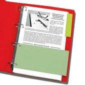 Разделители листов, картонные, Комп 100 штук "Полосы зеленые" 240*105мм, Brauberg Разделители листов, картонные, Комп 100 штук "Полосы зеленые" 240*105мм, Brauberg