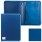 Папка на молнии пластик Brauberg Сontract, А4 335*242мм, внутренний карман, синяя