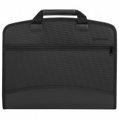 Папка-портфель-сумка пластик Brauberg А4+, 375*305*60 мм, на молн, бизнес-класс, 4 отд, 2 карм, черн Папка-портфель-сумка пластик Brauberg А4+, 375*305*60 мм, на молн, бизнес-класс, 4 отд, 2 карм, черн