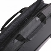 Папка-портфель-сумка пластик Brauberg А4+, 375*305*60 мм, на молн, бизнес-класс, 4 отд, 2 карм, черн
