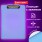 Доска-планшет Brauberg "Energy" с верхним прижимом А4, 22,6*31,5см, пластик, 2мм, синяя