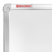 Доска магнитно-маркерная Brauberg стандарт, 120*180см, алюмин. рамка, Гарантия 10лет, Россия
