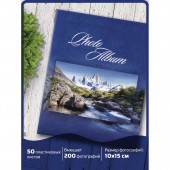 Фотоальбом 200 фото 10х15 см Brauberg твердая обложка, в горах Фотоальбом 200 фото 10х15 см Brauberg твердая обложка, в горах