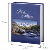 Фотоальбом 200 фото 10х15 см Brauberg твердая обложка, в горах Фотоальбом 200 фото 10х15 см Brauberg твердая обложка, в горах