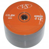 Диски CD-RW VS 700Mb 4-12x 50шт Bulk VSCD RWB5001 (ш/к - 20168 )