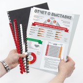 Пружины пласт. д/переплета Brauberg, комплект 100шт, 10 мм (для сшивания 41-55л), белые Пружины пласт. д/переплета Brauberg, комплект 100шт, 10 мм (для сшивания 41-55л), белые