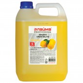 Жидкое крем-мыло, 5л, Лайма Professional, "Лимон", с антибактериальным эффектом
