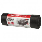 Пакеты для мусора  120л Офисная Планета, Комп 10шт, рулон, ПНД, прочные, 70*110см, 20мкм,чер Пакеты для мусора  120л Офисная Планета, Комп 10шт, рулон, ПНД, прочные, 70*110см, 20мкм,чер