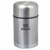 Термос Waltz (Вальц) универсальный с широким горлом, 0,8 л, нержавеющая сталь