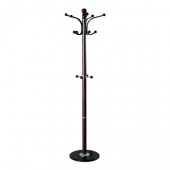 Вешалка-стойка Brabix CR-274, металл/мрамор, 1,8 м, на диске диам.38см, 5крючков+4доп, венге Вешалка-стойка Brabix CR-274, металл/мрамор, 1,8 м, на диске диам.38см, 5крючков+4доп, венге