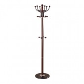 Вешалка-стойка Brabix CR-282, металл/мрамор, 1,8 м, на диске диам.38см, 6крючков+4доп, коричн Вешалка-стойка Brabix CR-282, металл/мрамор, 1,8 м, на диске диам.38см, 6крючков+4доп, коричн