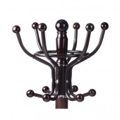 Вешалка-стойка Brabix CR-282, металл/мрамор, 1,8 м, на диске диам.38см, 6крючков+4доп, коричн Вешалка-стойка Brabix CR-282, металл/мрамор, 1,8 м, на диске диам.38см, 6крючков+4доп, коричн