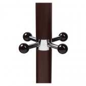 Вешалка-стойка Brabix CR-282, металл/мрамор, 1,8 м, на диске диам.38см, 6крючков+4доп, коричн Вешалка-стойка Brabix CR-282, металл/мрамор, 1,8 м, на диске диам.38см, 6крючков+4доп, коричн