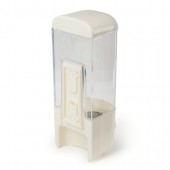 Дозатор для жидкого мыла, 0,5л, Лайма, наливной, ABS-пластик,бел.(мыло600189-190,601431-433)