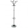 Вешалка-стойка Квинтет ТМК-2, 1,93м, диск 39см, 5 крючков + место для зонтов, металл серебристый