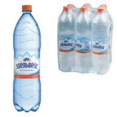 Вода питьевая "Эдельвейс" газированная 1,5л, пластиковая бут., ш/к 00201
