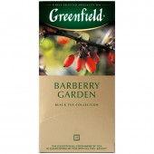 Чай черный Greenfield "Barberry Garden", со вкусом барбариса, 25 пакетиков в конвертах по 2г, 0710 Чай черный Greenfield "Barberry Garden", со вкусом барбариса, 25 пакетиков в конвертах по 2г, 0710