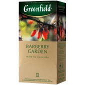 Чай черный Greenfield "Barberry Garden", со вкусом барбариса, 25 пакетиков в конвертах по 2г, 0710 Чай черный Greenfield "Barberry Garden", со вкусом барбариса, 25 пакетиков в конвертах по 2г, 0710