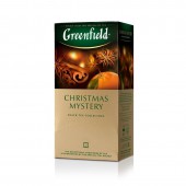 Чай черный Greenfield "Christmas Mystery" (Таинство Рождества), с корицей, 25 пак. по 1,5г, ш/к04346