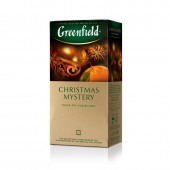 Чай черный Greenfield "Christmas Mystery" (Таинство Рождества), с корицей, 25 пак. по 1,5г, ш/к04346 Чай черный Greenfield "Christmas Mystery" (Таинство Рождества), с корицей, 25 пак. по 1,5г, ш/к04346