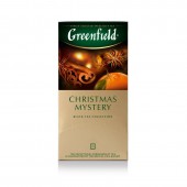 Чай черный Greenfield "Christmas Mystery" (Таинство Рождества), с корицей, 25 пак. по 1,5г, ш/к04346 Чай черный Greenfield "Christmas Mystery" (Таинство Рождества), с корицей, 25 пак. по 1,5г, ш/к04346