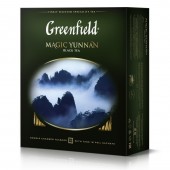 Чай черный Greenfield "Magic Yunnan" (Волшебный Юньнань), 100 пакетиков в конвертах по 2г, ш/к05831