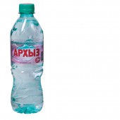 Вода минеральная "Архыз" негазированная  0,5л, пластиковая бутылка, ш/к 00444